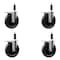 Service Caster 6'' Phenolic Swivel 1'' Expanding Stem Caster Set Total Lock Brake, 4PK SCC-EXTTL20S615-PHS-1-4 - alternate 1